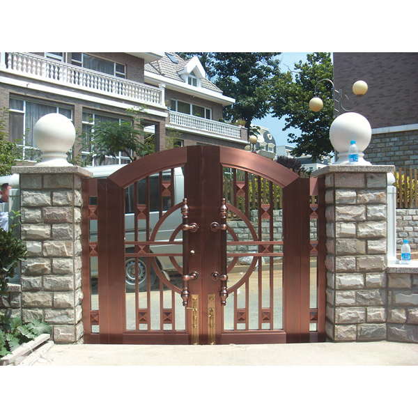 銅窗庭院門009