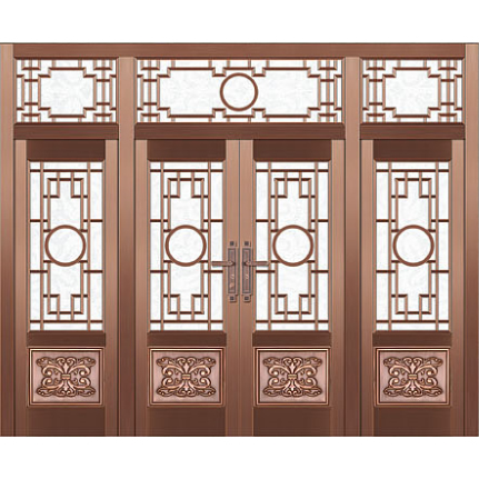 銅藝四開(kāi)門015